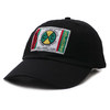 CROSS COLOURS CLASSIC WOVEN LABEL DAD HAT BLACK画像