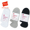 Hanes プレミアム クッションゴーストソックス ハーフパイル HMSAM401画像