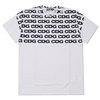 CDG HAND PRINT TEE WHITE画像