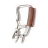 hobo Brass Carabiner Key Ring with Cow Leather HB-A2804画像
