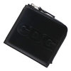 CDG ZIP WALLET BLACK画像
