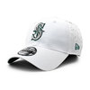 NEW ERA SEATTLE MARINERS PERF PIVOT 9TWENTY STRAPBACK CAP WHITE NR11591227画像