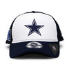 NEW ERA DALLAS COWBOYS TRUCKER HIT 9FORTY MESH CAP WHITExNAVY FFNE2696512画像