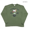 Buzz Rickson's × PEANUTS L/S T-SHIRT "EDWARDS A.F. BASE" BR68123画像