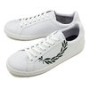 FRED PERRY B4231 PRINTED LAUREL LEATHER WHITE B4231-100画像