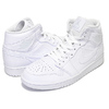 NIKE AIR JORDAN 1 MID white/p.platinum-wht 554724-109画像