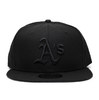 NEW ERA OAKLAND ATHLETICS SNAPBACK BLACKOUT AP11591023画像