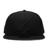 NEW ERA ATLANTA BRAVES SNAPBACK BLACKOUT AP11591084画像