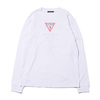 GUESS × atmos MEN'S L/SLV TEE SHIRT WITH CUFF WORLD TOUR WHITE MI3K8605AT画像