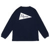 Pilgrim Surf+Supply Pennant Print L/S Tee NAVY画像