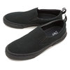 SLACK CALMER ES SLIP-ON BLACK/BLACK SL1492-003画像