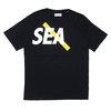 SATURDAYS SURF NYC &times; WIND AND SEA T-Shirt BLACK画像