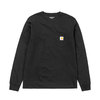 Carhartt L/S POCKET T-SHIRT Black I022094-8900画像