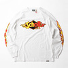 Schott LONG SLEEVE T-SHIRT FLAME LOGO 3183071画像