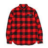 ATMOS LAB FLANNEL SHIRT  RED AL18F-TP02画像