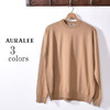AURALEE WOOL CASHMERE HIGH GAUGE KNIT P/O A8AP01HG画像
