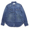 SUGAR CANE FICTION ROMANCE L/S 8oz. DENIM WESTERN SHIRT SC27745H画像