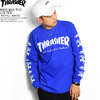 THRASHER MAG MULTI-C L/S TEE -ROYAL/WHITE- TH8302R画像