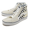 VANS SK8-HI CHECKER FLAME C. WHITE/T.WHITE VN0A38GERX7画像