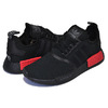adidas NMD_R1 CBLACK/CBLACK/LUSRED B37618画像