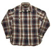 FULLCOUNT ORIGINAL CHECK NEL SHIRTS "SKUNK" 4005画像