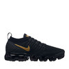 NIKE W AIR VAPORMAX FLYKNIT 2 BLACK/METALLIC GOLD-MTLC PLATINUM 942843-012画像