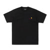 Carhartt S/S AMERICAN SCRIPT T-SHIRT Black I025711-8900画像