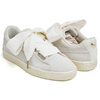 PUMA SUEDE HEART SATIN WNS WHISPER WHITE - GOLD 362714-04画像