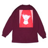 ON AIR Kyne 0008 L/S TEE BURGUNDY画像