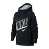 NIKE B NK THRMA HOODIE PO GFXNIKE BLACK/WOLF GREY/WHITE 942162-010画像