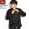 BEN DAVIS CAR DESIGN EMB WORK SHIRTS -BLACK- G-8780053画像