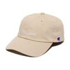 Champion ウェーブ ロゴ ツイル ロー キャップ ベージュ 381-0078画像