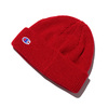 Champion 畦編み ニット ビーニー レッド 492-0048画像
