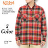 SUGAR CANE TWILL CHECK L/S WORK SHIRT SC27970画像