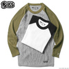 BLUCO 2PACK THERMAL SHIRTS -RAGLAN SLEEVE- C-PACK (IVO-BLK/ASH-CYT) OL-013-018画像