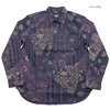衣櫻 Lot.SA-1216 長袖ワークシャツ "大島紬調ランダムパターンプリント" SA1216画像