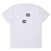 Supreme × COMME des GARCONS SHIRT Split Box Logo Tee WHITE画像
