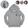 Acoustic FEATHER SWEAT ZIP HOODY AC8432画像