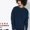 Schott INDIGO FADE CREWNECK SWEAT 3183100画像