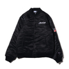 Champion × atmos SATIN BASEBALL JACKET BLACK C8-N631-090画像