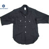 POST OVERALLS 2214 E-Z CRUZ SOLID FLANNEL SHIRT grey画像