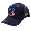 YOSHINORI KOTAKE DESIGN 星条旗 3LOGO CAMO MESH CAP NAVY画像