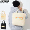 KIKS TYO Two Tone Box Logo Tote Bag KT1808A-02画像
