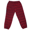 Supreme 18FW Nylon Plaid Track Pant RED画像