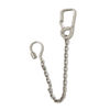 hobo Brass Carabiner Key Ring with Chain HB-A2805画像