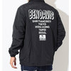BEN DAVIS World Print Coach JKT WHITE LABEL BDZ8-8004画像