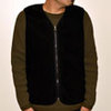 FULLCOUNT Zip Front Fleece Liner Vest (D.C.L.S) 2916画像