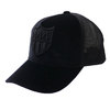 YOSHINORI KOTAKE DESIGN × BARNEYS NEWYORK PU 444LOGO VELOUR MESH CAP BLACK画像
