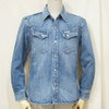 THE FLAT HEAD ICE BLUE DENIM WESTERN L/S F-DS003U画像