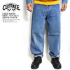 CUTRATE USED WASH WIDE TAPERED DENIM PANTS画像